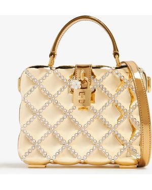 Dolce & Gabbana Resin Dolce Box Bag - Natural