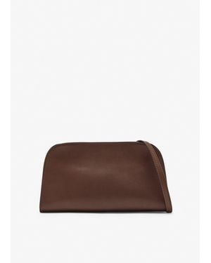 The Row Peggy Clutch - Brown