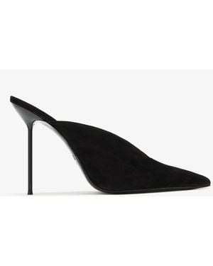 Paris Texas Lidia Sabot Mules - Black