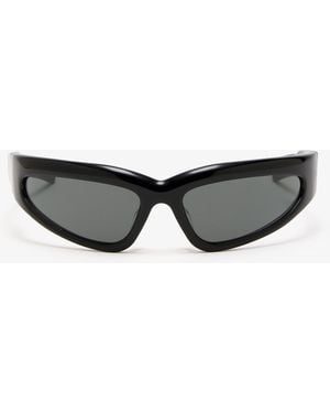 Off Broadway Sleek Butcher Sunglasses - Gray