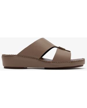 Seventy Six Buckle Sandals - Brown