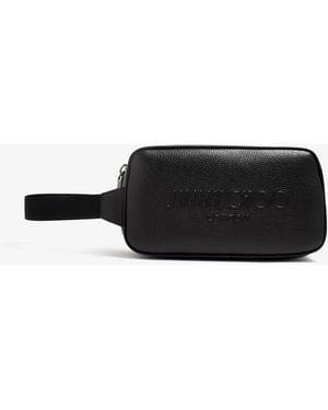 Jimmy Choo Denyon Travel Pouch - Black
