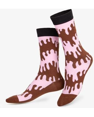 Eat My Socks Choco Cream Socks - Red