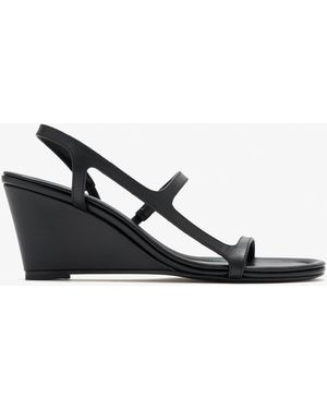 St. Agni High Wedge Sandals - White