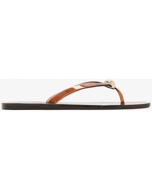 Loeffler Randall Jovie Jelly Flip Flops - White