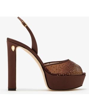 Jennifer Chamandi Antonio 130 Sandals - Brown