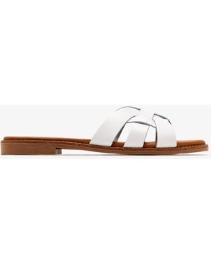 Luna Paloma Slide Sandals - White