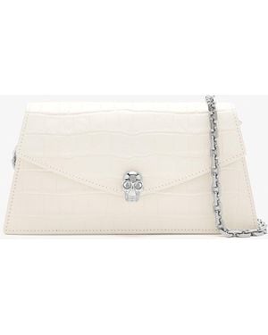 McQueen Skull Mini Bag - Natural