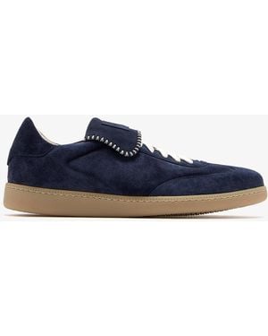 Eleventy Suede Sneakers - Blue