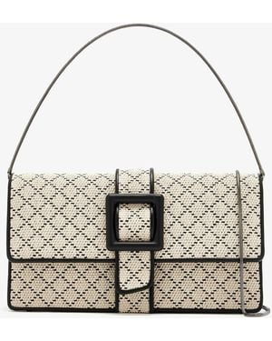 Manolo Blahnik Maycap Clutch - White