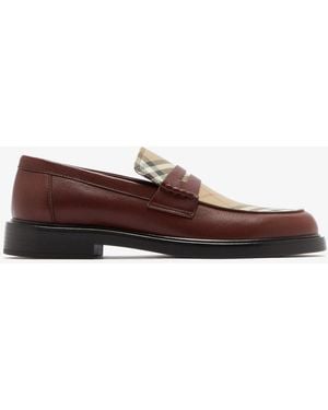 Burberry Pembroke Loafers - Brown