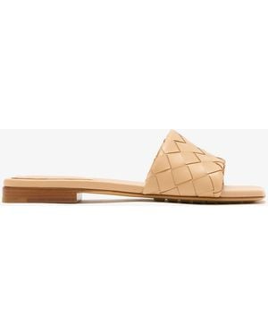 Bottega Veneta Parco Flat Mules - White