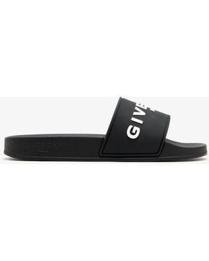 Givenchy Logo Slides - White