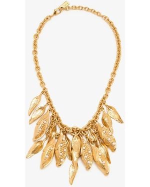 Chloé Corn Necklace - Metallic