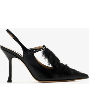 Fendi Noir Slingback Pumps - Black