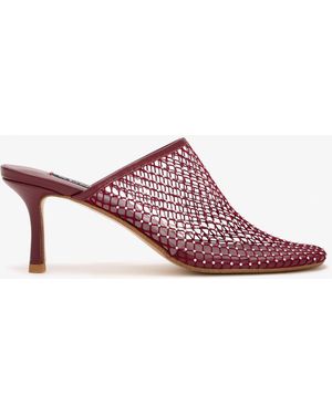 Senso Pam 70 Crystal-Embellished Mules - Pink