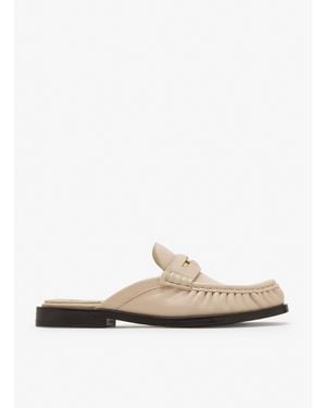 Burberry Cadet Mules - White