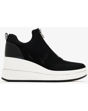Michael Kors Emmy Wedge Sneakers - Black