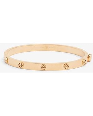 Tory Burch Miller Stud Hinge Bracelet - Natural