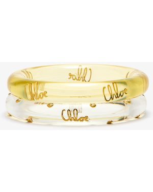 Chloé Plage Bangles Set - Metallic