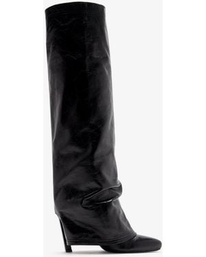 The Attico Leon Boots - Black