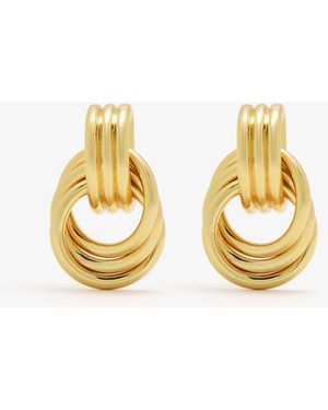 Anni Lu Triplet Earrings - Metallic