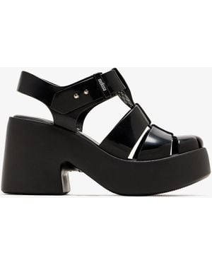 Melissa Lulu Platform Sandals - Black