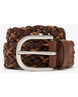 Paul Smith Mixed Weave Belt - Brown