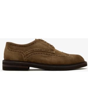 Magnanni Carbone Derby Shoes - Brown