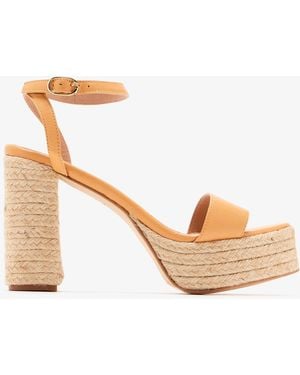 Andrea Gomez Becka Platform Sandals - Natural
