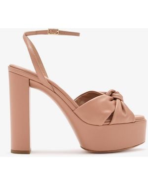 Aquazzura Cupid 120 Platform Sandals - Pink