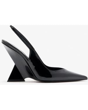 The Attico Cheope Slingback Pumps - White