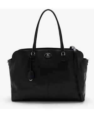 Burberry Knight Stamp Tote Bag - Black