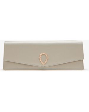 Jennifer Chamandi Le 8 Baguette Clutch - Natural