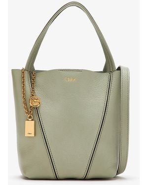 Chloé Small Spin Tote Bag - Gray