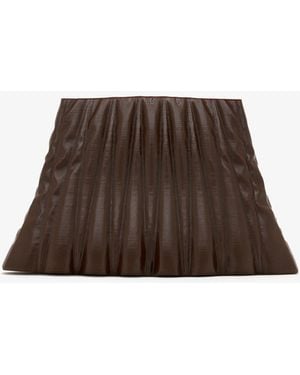 Touchless Liquid Treasure Clutch - Brown