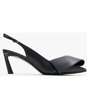 Givenchy Twisted Ribbon Slingback Pumps - White