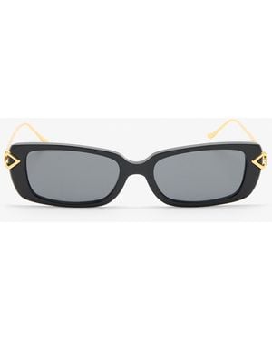 Karen Wazen Zina Sunglasses - White