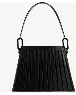 Touchless Classic Pleated Bag - Black