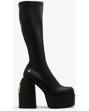 Naked Wolfe Spice Stretch Boots - Black