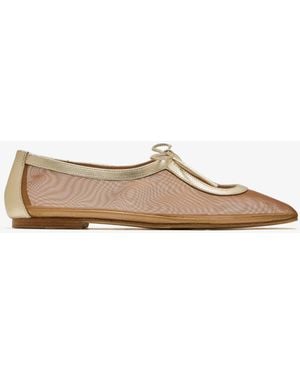 Andrea Gomez Amelia Ballet Flats - White