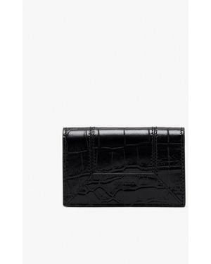 Jimmy Choo Diamond Nello Coin Purse - Black