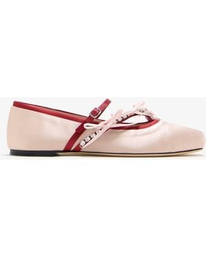Jimmy Choo Loli Ballerinas - Pink