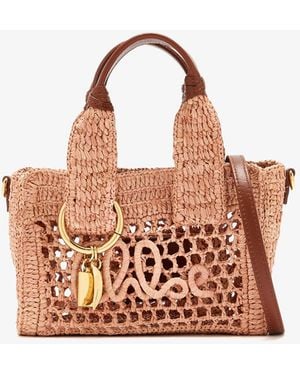 Chloé Mini East-West Tote Bag - Pink