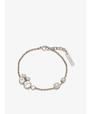 Givenchy Crystal Pearl Bracelet - Metallic