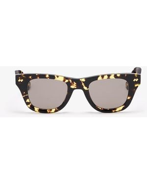 Bottega Veneta Dizzy Squared Sunglasses - Gray
