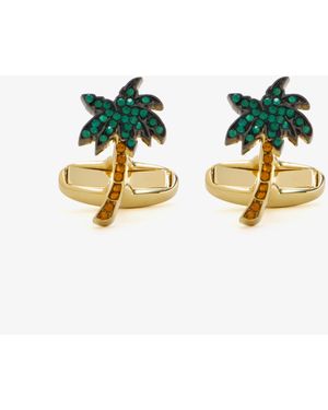 Paul Smith Palm Tree Cufflinks - Metallic