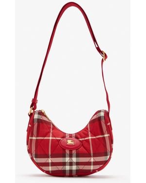 Burberry Horseshoe Crossbody Bag - Red
