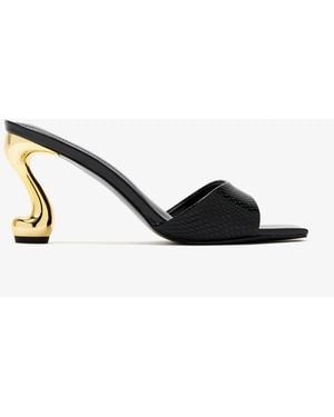 JW PEI Hannah 85 Mules - Black