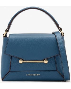 Strathberry Mosaic Nano Bag - Blue